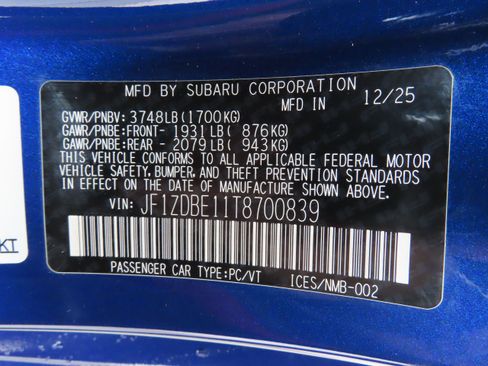 New 2026 Subaru BRZ Limited image 26