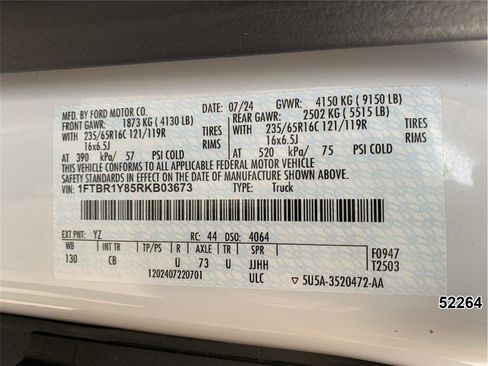 Used 2024 Ford Transit 250 Low Roof w/ Exterior Upgrade Package image 18