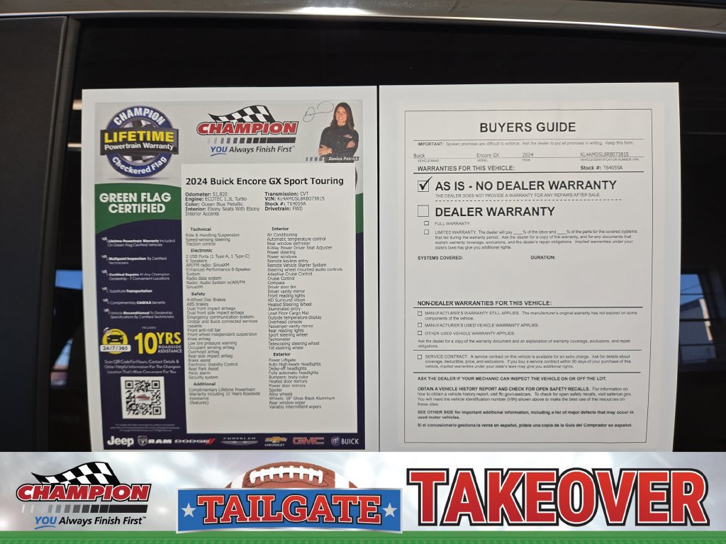 Used 2024 Buick Encore GX Sport Touring w/ Comfort Package FWD image 38