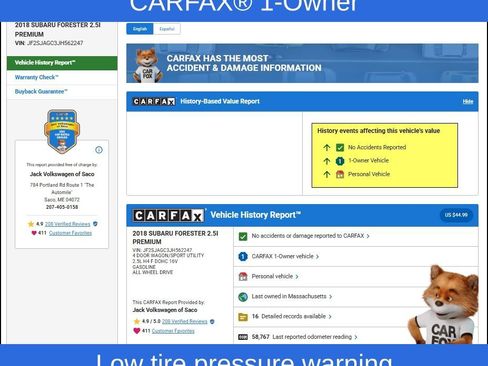 Used 2018 Subaru Forester 2.5i Premium image 7