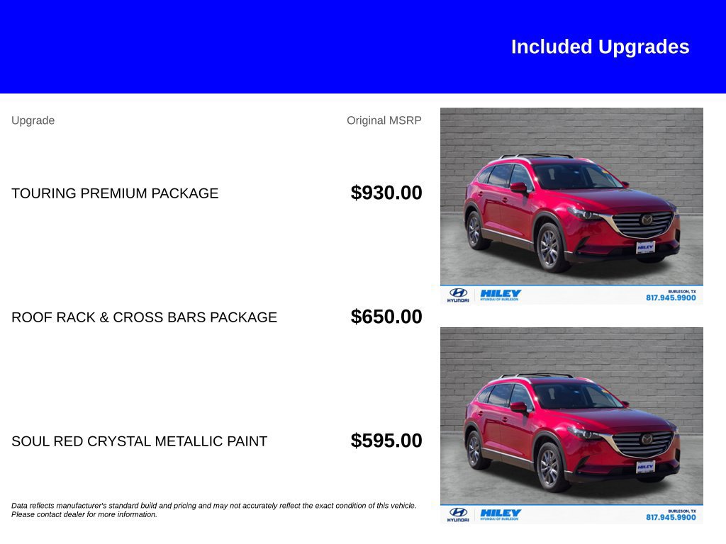 Used 2022 MAZDA CX-9 Touring w/ Touring Premium Package AWD/4WD image 5