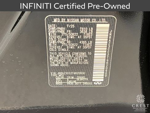 Certified 2026 INFINITI QX80 Autograph AWD/4WD image 34