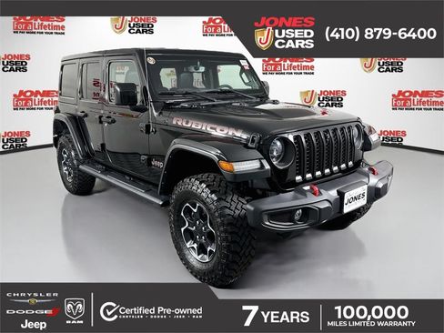 Used 2023 Jeep Wrangler Unlimited Rubicon w/ LED Lighting Group AWD/4WD image 1