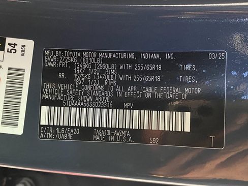 Used 2025 Toyota Grand Highlander FWD image 36