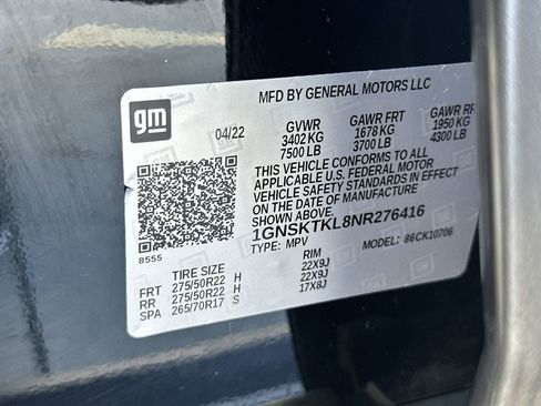 Used 2022 Chevrolet Tahoe High Country image 36