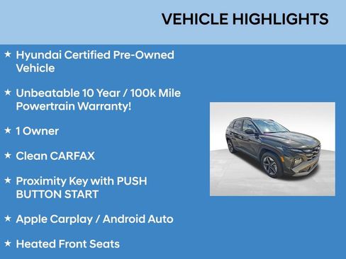 Used 2025 Hyundai Tucson SEL AWD/4WD image 2
