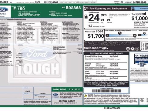 Used 2021 Ford F150 Limited AWD/4WD image 13