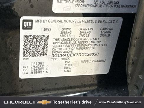 Used 2024 Chevrolet Silverado 1500 LT w/ Texas Edition Plus image 37