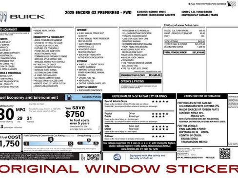 Used 2025 Buick Encore GX Preferred FWD image 4