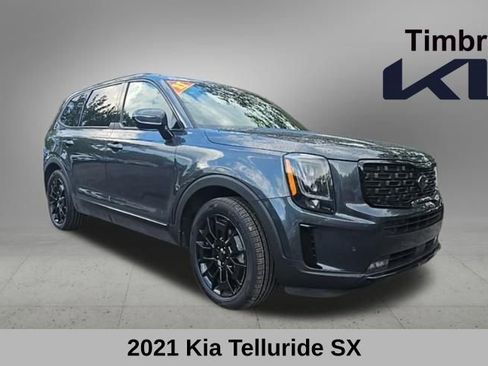 Certified 2021 Kia Telluride SX w/ Nightfall Edition Package image 1