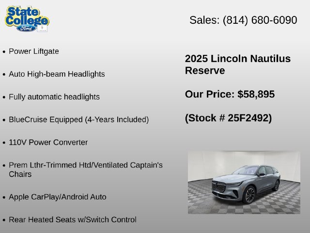 Used 2025 Lincoln Nautilus Reserve AWD/4WD image 18