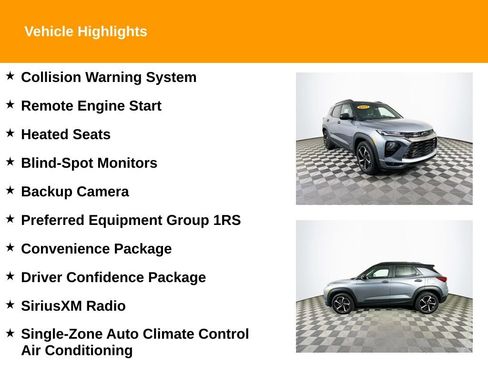 Used 2021 Chevrolet TrailBlazer RS w/ Convenience Package AWD/4WD image 2