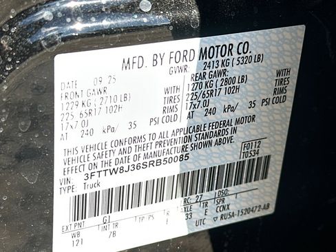 New 2025 Ford Maverick XLT w/ Equipment Group 301A image 32