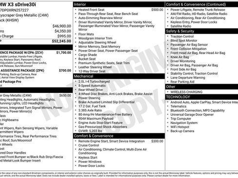 Used 2024 BMW X3 sDrive30i w/ Convenience Package w/ZPA RWD image 12