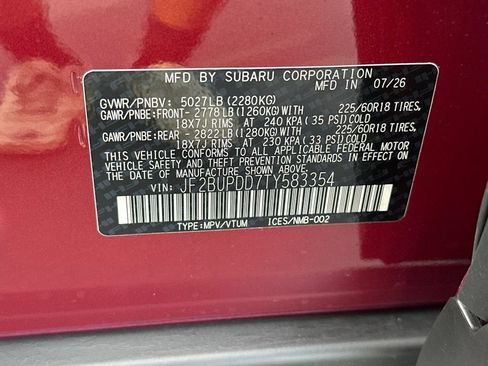 New 2026 Subaru Outback Limited AWD/4WD image 34