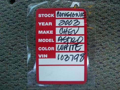 Used 2003 Chevrolet Astro w/ Convenience Pkg image 48