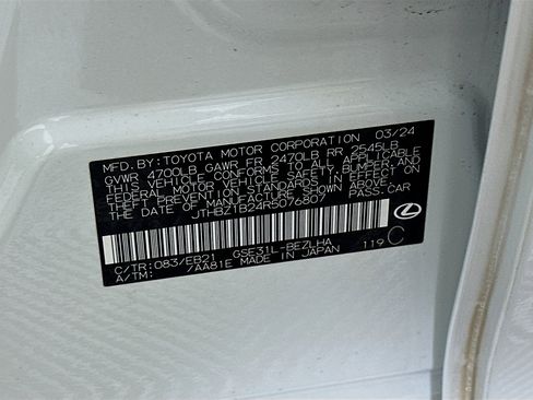 Used 2024 Lexus IS 350 F Sport image 12