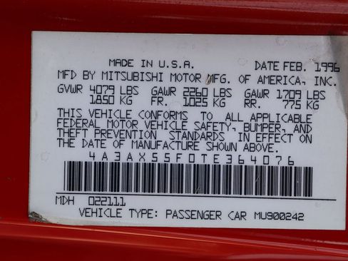 Used 1996 Mitsubishi Eclipse GS-T image 55