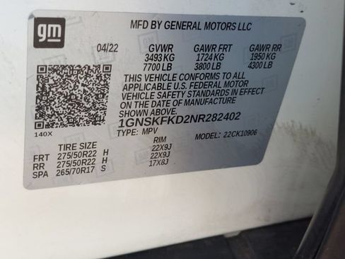 Used 2022 Chevrolet Suburban Premier AWD/4WD image 46