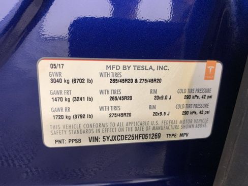 Used 2017 Tesla Model X 75D image 12