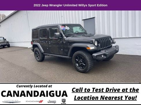 Used 2022 Jeep Wrangler Unlimited Sport image 1