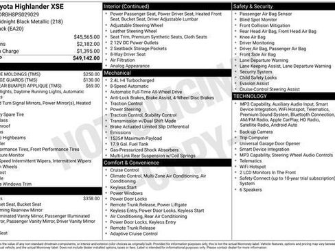 Used 2023 Toyota Highlander XSE AWD/4WD image 7