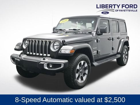 Used 2021 Jeep Wrangler Unlimited Sahara image 1