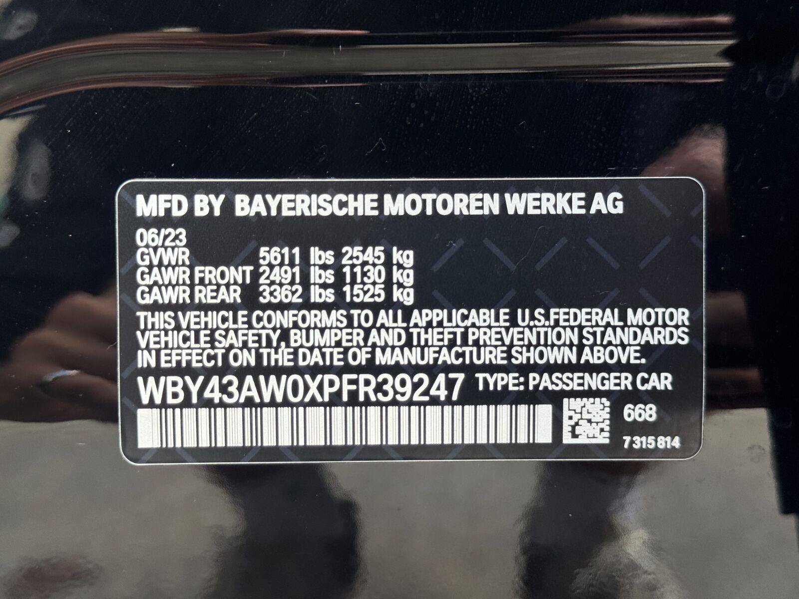 Used 2023 BMW i4 eDrive35 w/ Premium Package RWD image 48
