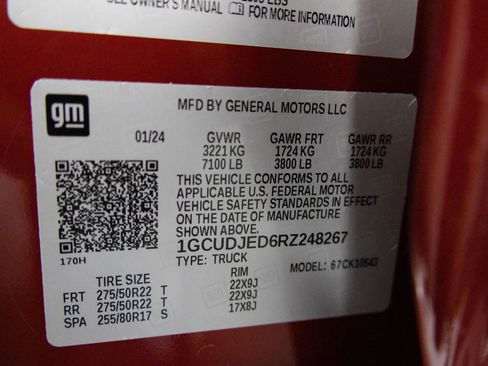 Used 2024 Chevrolet Silverado 1500 High Country w/ High Country Premium Package image 49