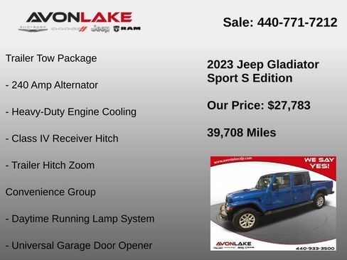 Used 2023 Jeep Gladiator Sport image 18