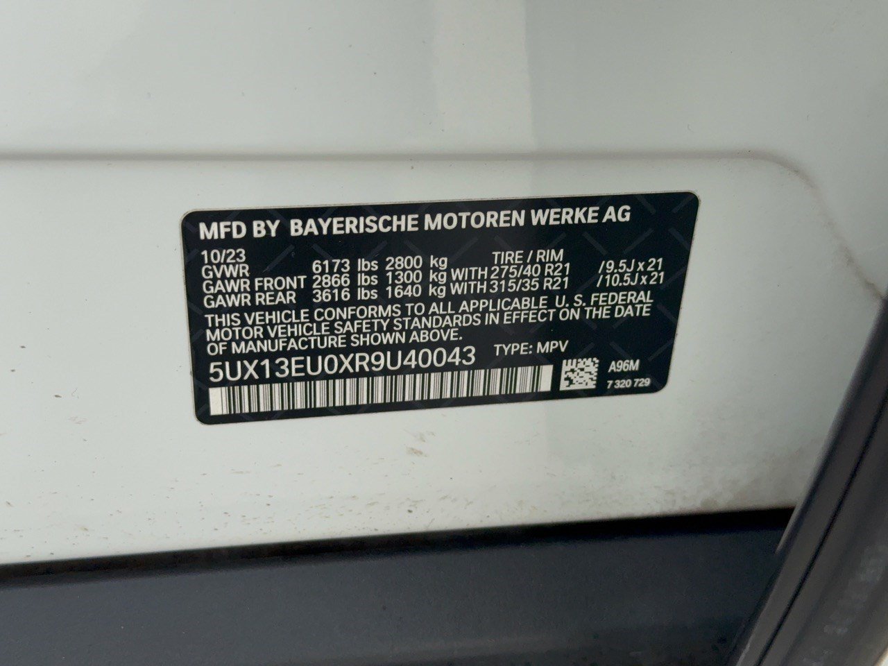 Certified 2024 BMW X5 sDrive40i w/ Premium Package RWD image 32