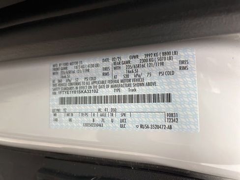 New 2025 Ford Transit 150 Low Roof w/ Load Area Protection Package image 36