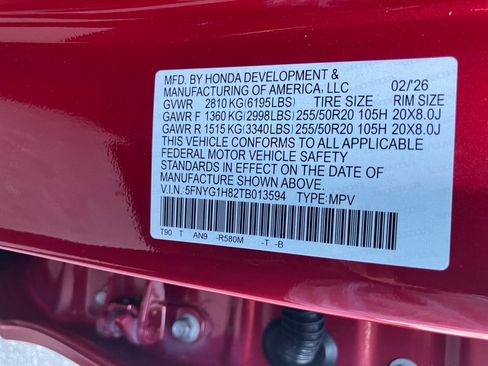 New 2026 Honda Pilot Elite image 35