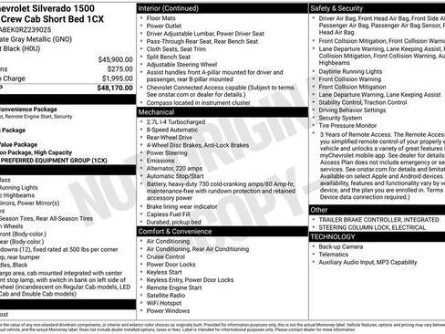 Used 2024 Chevrolet Silverado 1500 Custom RWD image 6