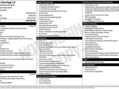 Certified 2022 Kia Sportage LX image 30