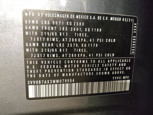 Used 2021 Volkswagen Tiguan S AWD/4WD image 33