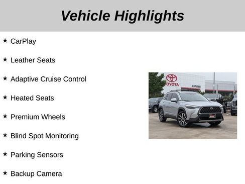 Used 2024 Toyota Corolla Cross XLE w/ Convenience Package FWD image 5
