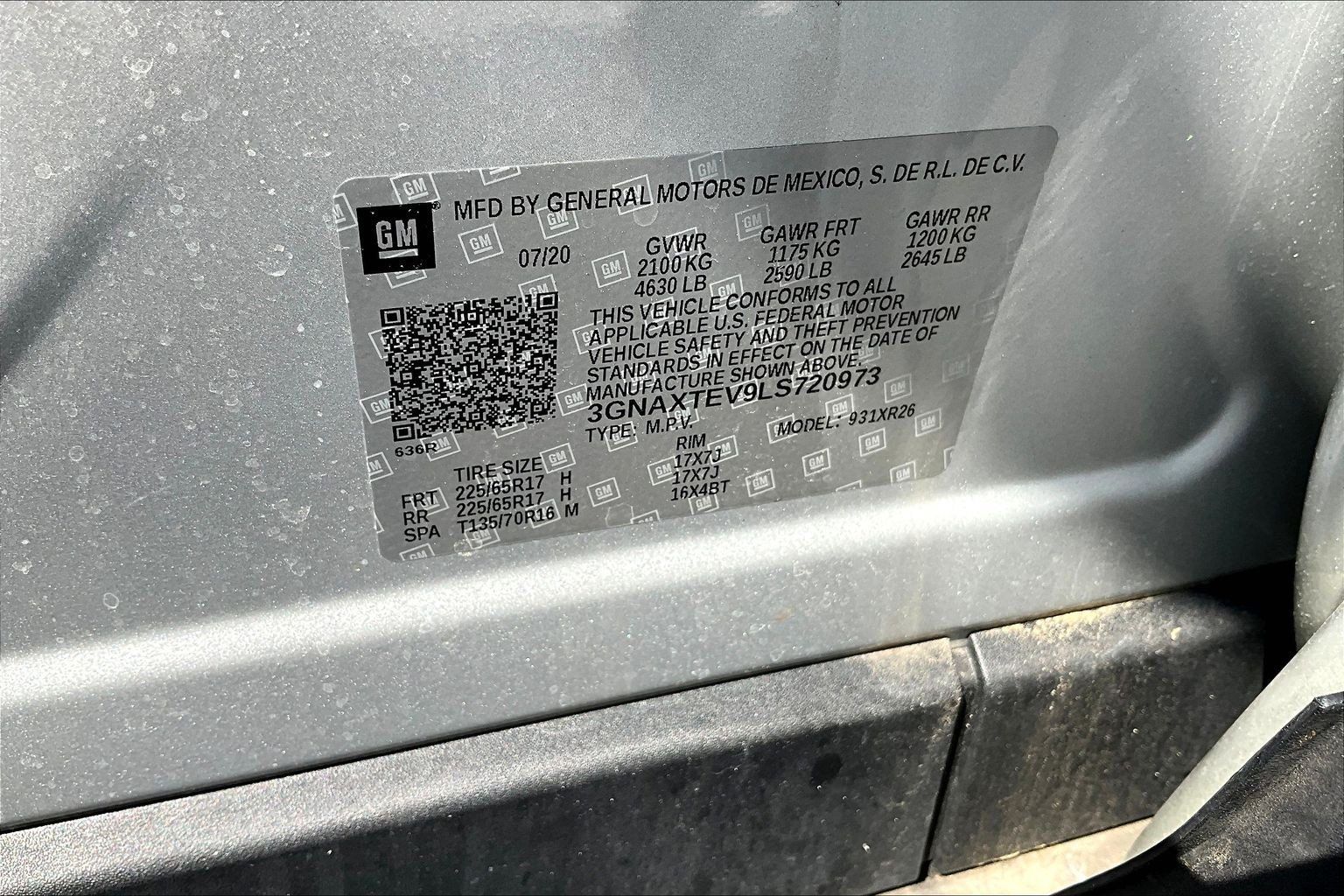 Used 2020 Chevrolet Equinox LT w/ Driver Convenience Package AWD/4WD image 19