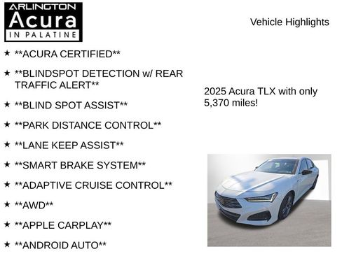 Used 2025 Acura TLX SH-AWD w/ A-SPEC Pkg image 7