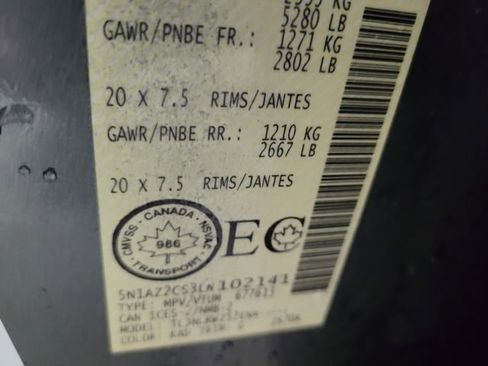 Used 2020 Nissan Murano SL image 48