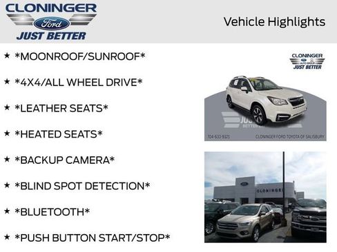 Used 2017 Subaru Forester 2.5i Limited w/ Protection Package #2 image 4