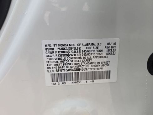 Used 2016 Honda Pilot EX-L image 35