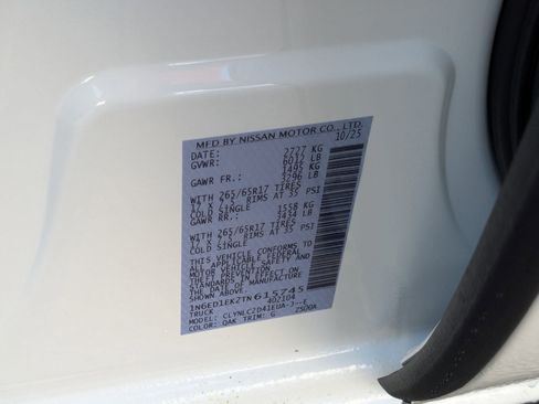 New 2026 Nissan Frontier SV w/ SV Convenience Package image 17