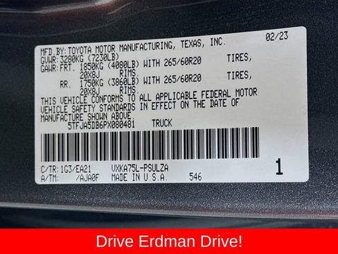Used 2023 Toyota Tundra Limited AWD/4WD image 32