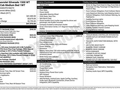 New 2026 Chevrolet Silverado 1500 W/T w/ WT Safety Package image 5