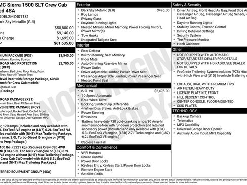 Used 2021 GMC Sierra 1500 SLT w/ SLT Premium Package image 25