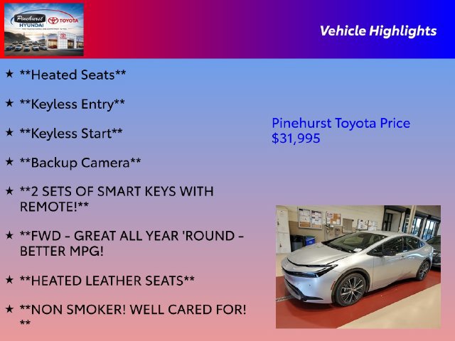 Used 2025 Toyota Prius XLE FWD image 25