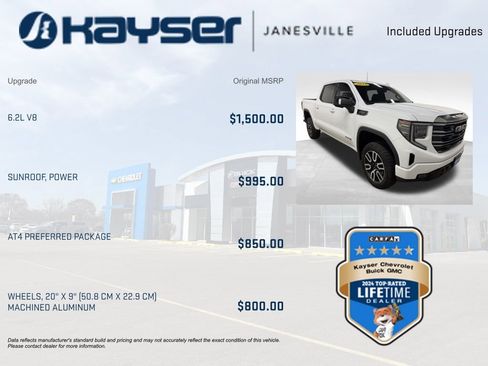 Certified 2023 GMC Sierra 1500 AT4 w/ AT4 Preferred Package image 2