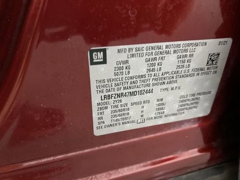 Certified 2021 Buick Envision Essence FWD image 34