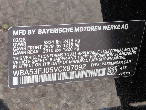 Used 2027 BMW 530i xDrive w/ M Sport Package AWD/4WD image 38